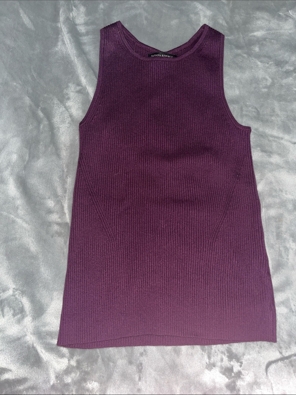 Banana Republic Plum Ribbed Tank Top